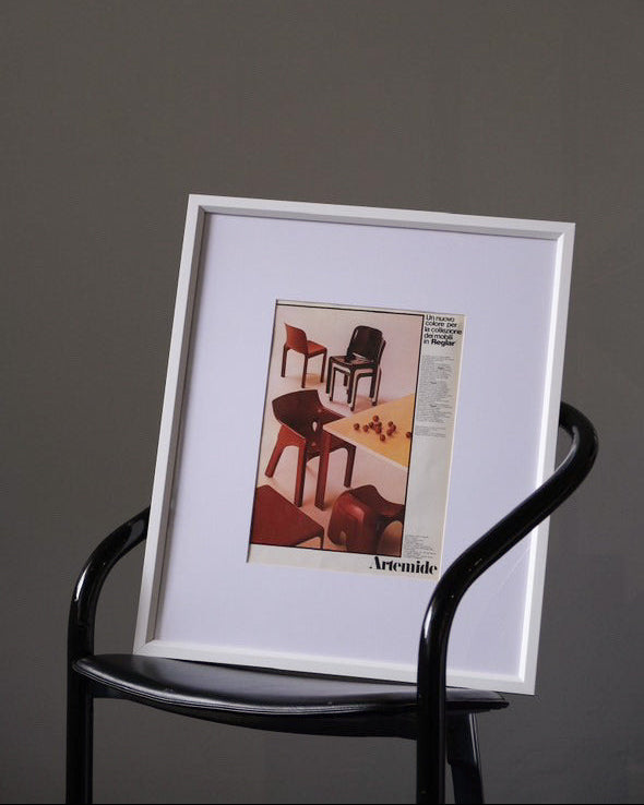 Vintage Artemide poster (Gaudi chair)