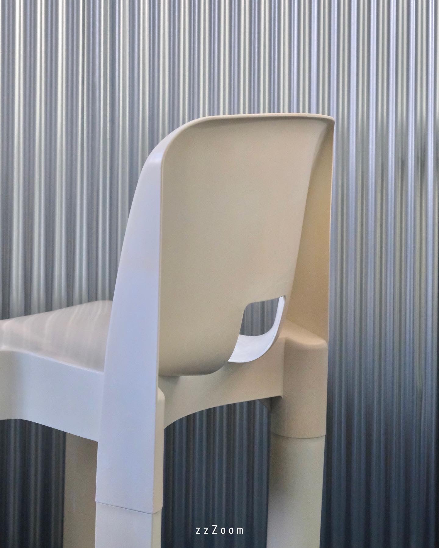Vintage Mod.Universale stacking chair design by Joe Colombo for Kartell, 1967