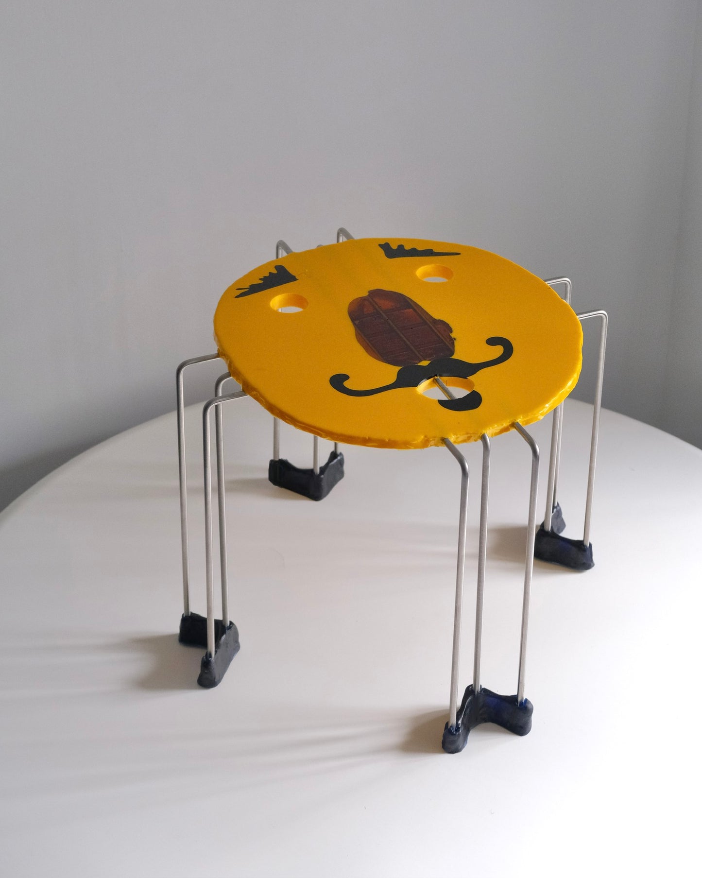 Triple Play Coffee Table design by Gaetano Pesce for Fish Design, now(yellow)