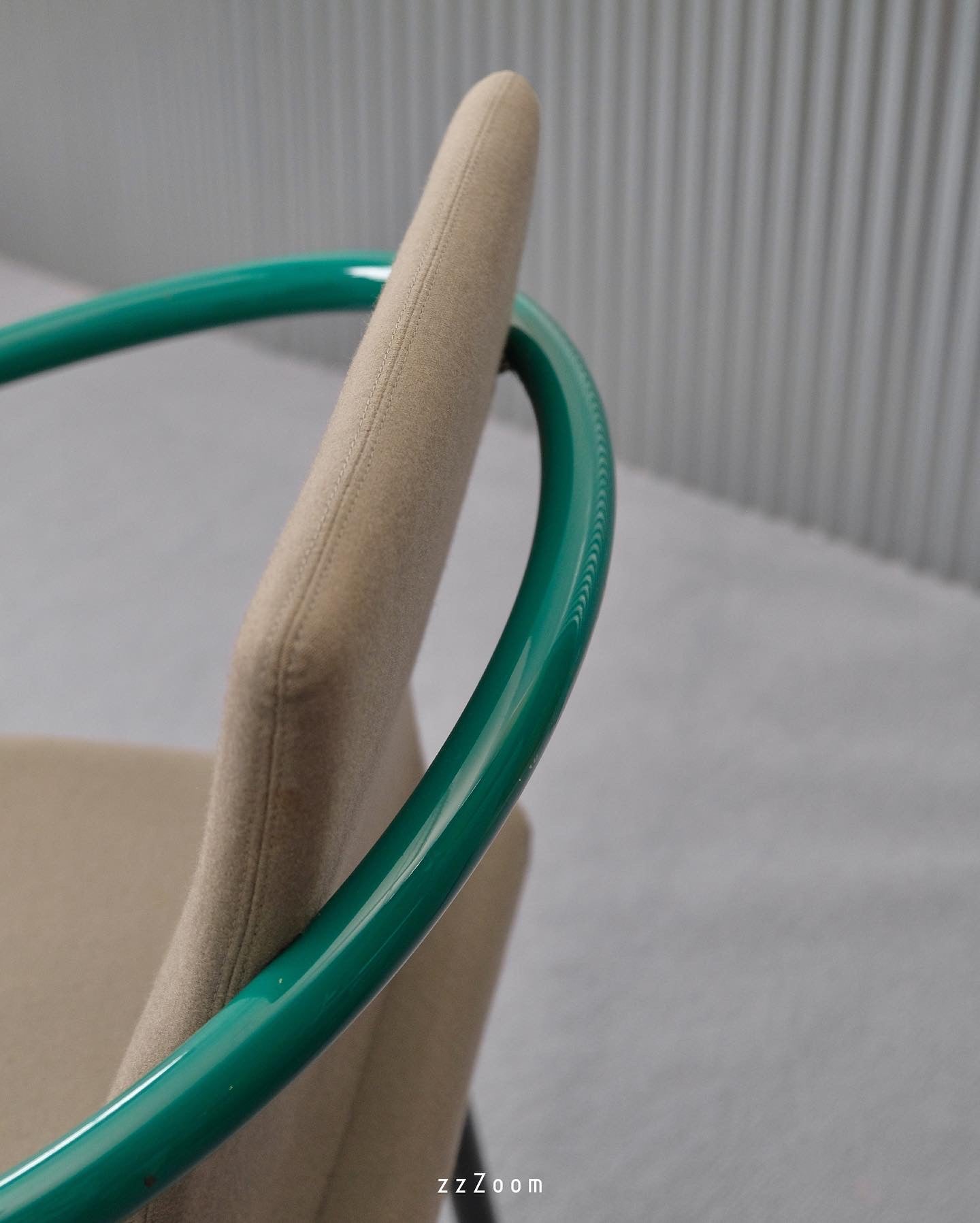 Vintage Mod.Mandarin chair design by Ettore Sottsass for Knoll, 1986
