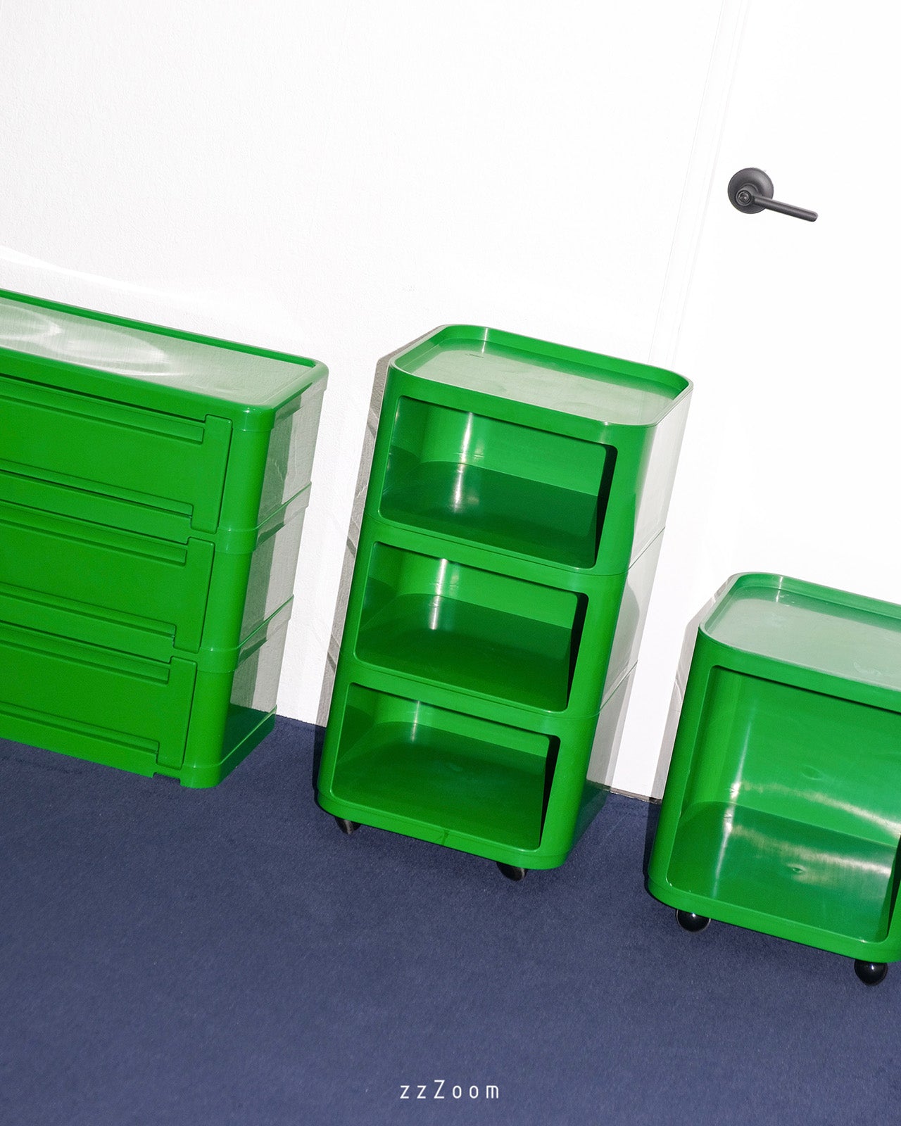 Vintage Componibili #4970 design by Anna Castelli Ferrieri for Kartell, 1970s