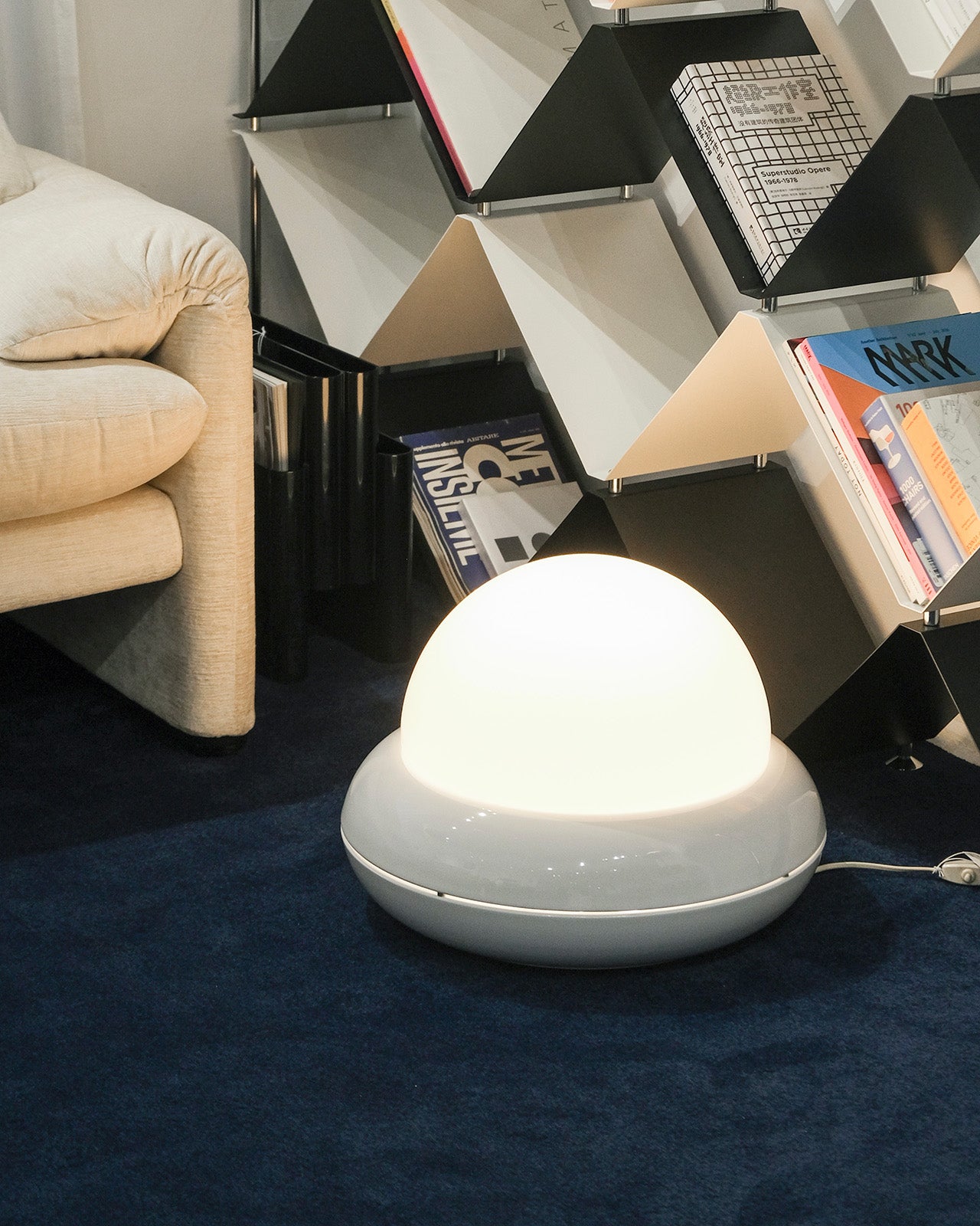 Vintage Mod.T359 floor lamp by Luci Italia, 1970s