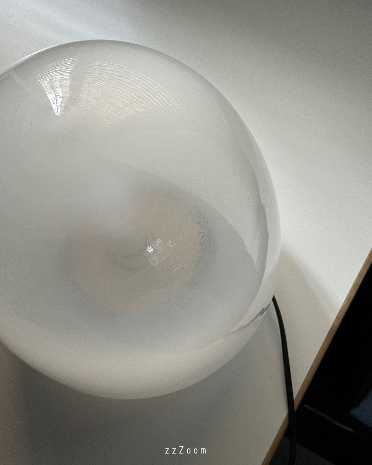 Vintage Mod.EBE glass table lamp by Giusto Toso for Leucos, 1970s