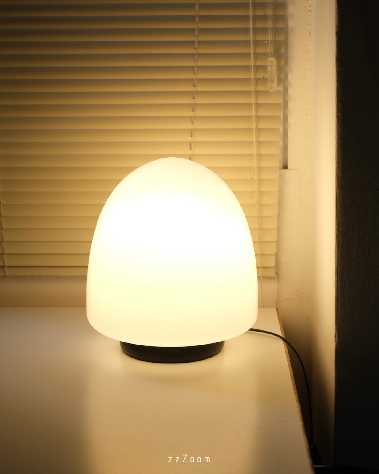Vintage Mod.EBE glass table lamp by Giusto Toso for Leucos, 1970s