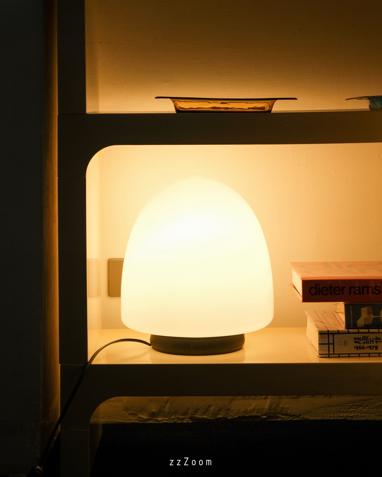 Vintage Mod.EBE glass table lamp by Giusto Toso for Leucos, 1970s