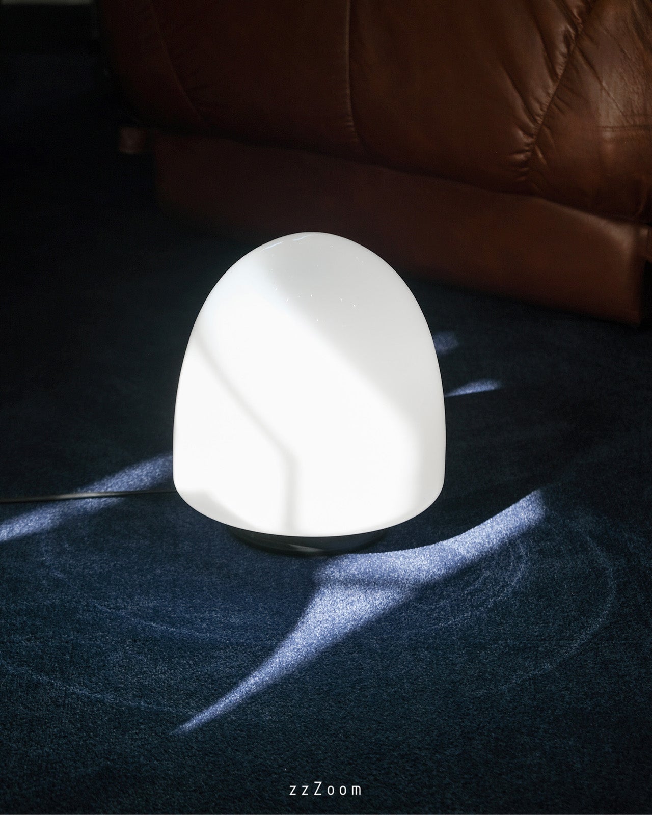 Vintage Mod.EBE glass table lamp by Giusto Toso for Leucos, 1970s