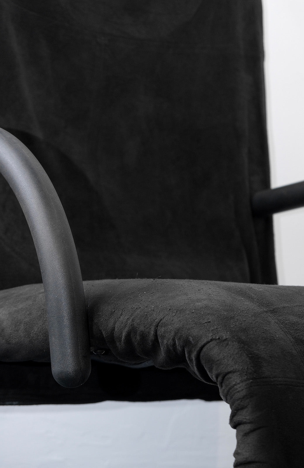 Vintage Mod.Zen chair and Ottoman by Claude Brisson for Ligne Roses, 1980s