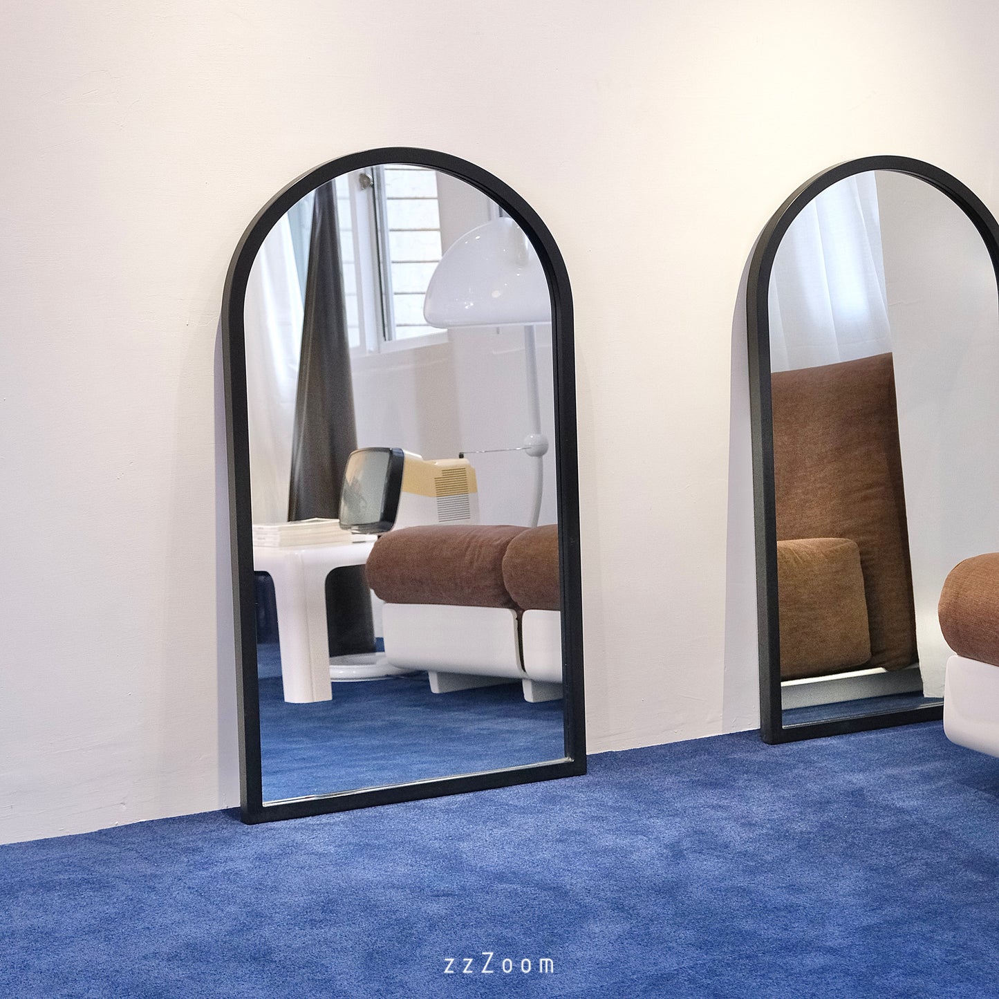 Vintage mirror design by Anna Castelli Ferrieri for Kartell, 1980s