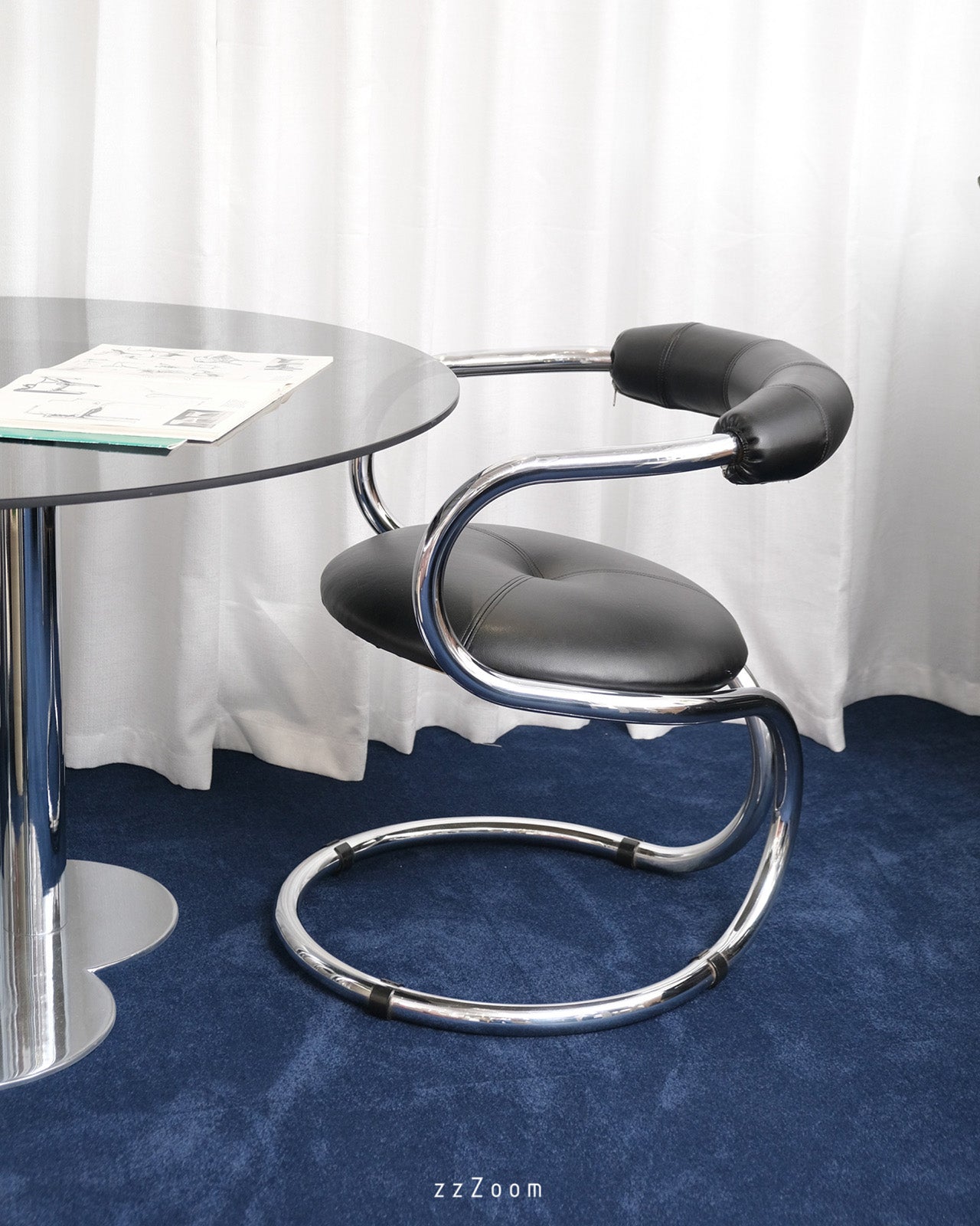 Vintage dining chairs by Rudi Bonzanini for Tecnosalotto, 1970s