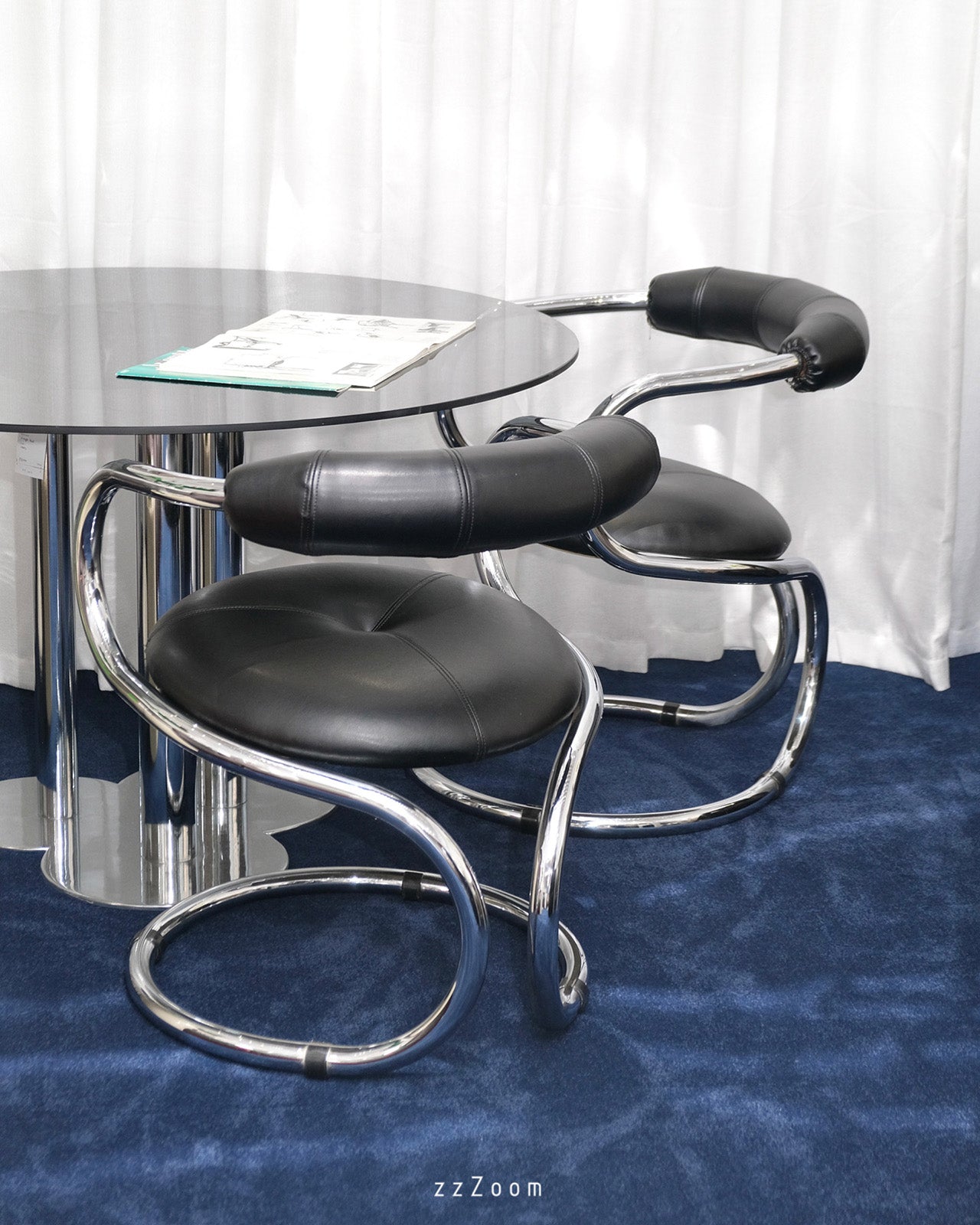 Vintage dining chairs by Rudi Bonzanini for Tecnosalotto, 1970s