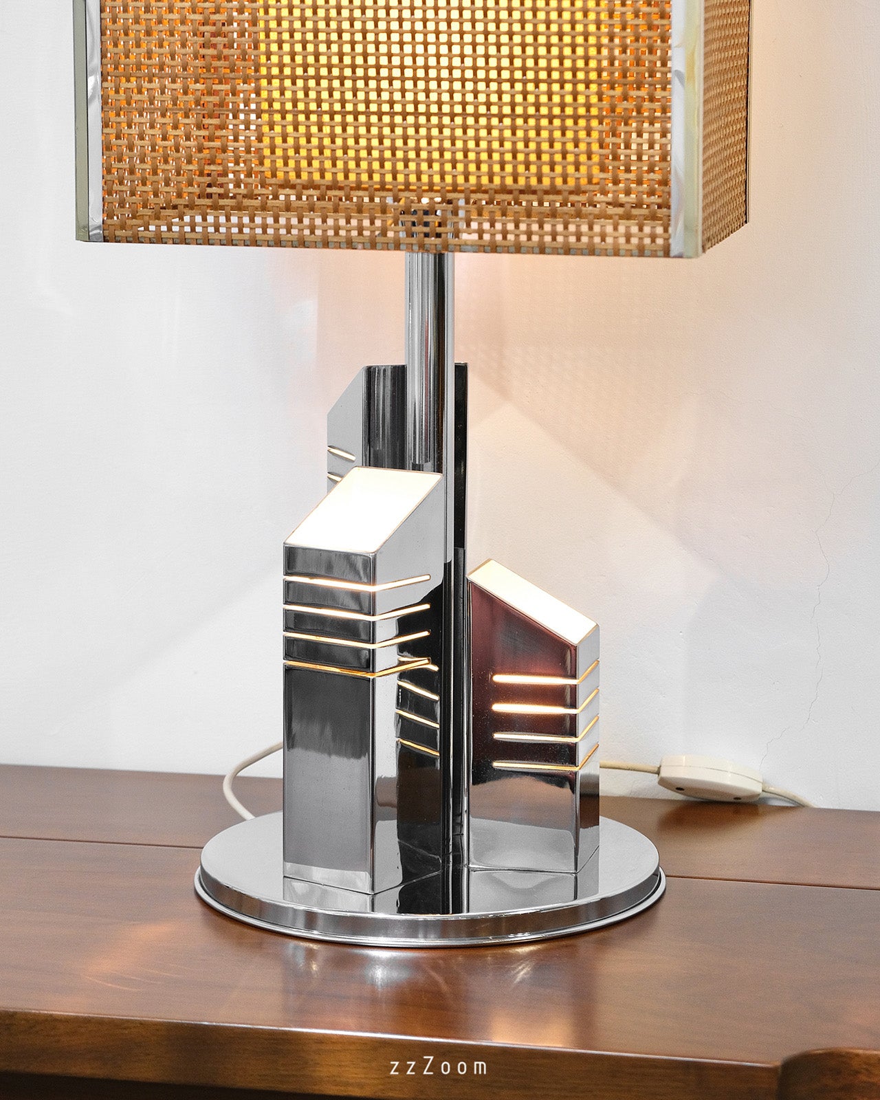Vintage table lamp design by Gaetano Sciolari, 1960s