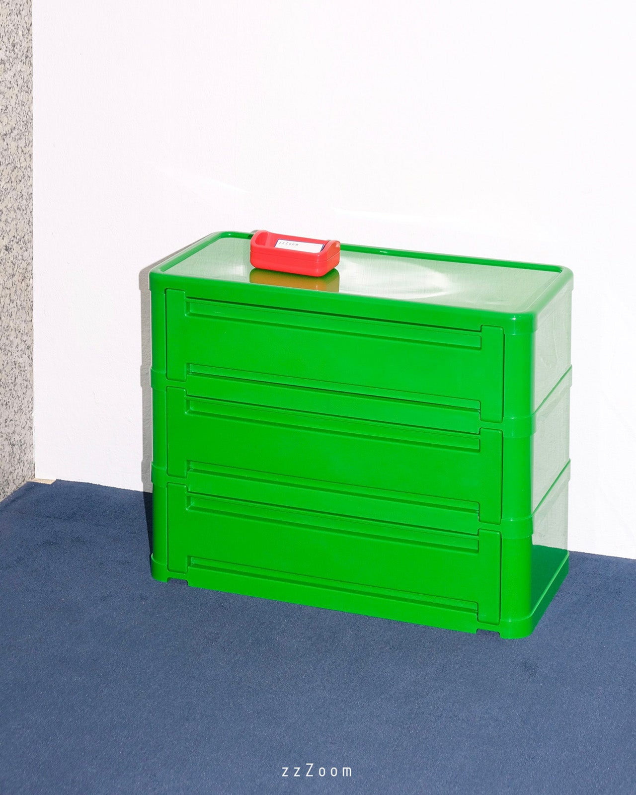 Vintage Shoe cabinet Mod.4964 design by Olaf Von Bohr for Kartell, 1969