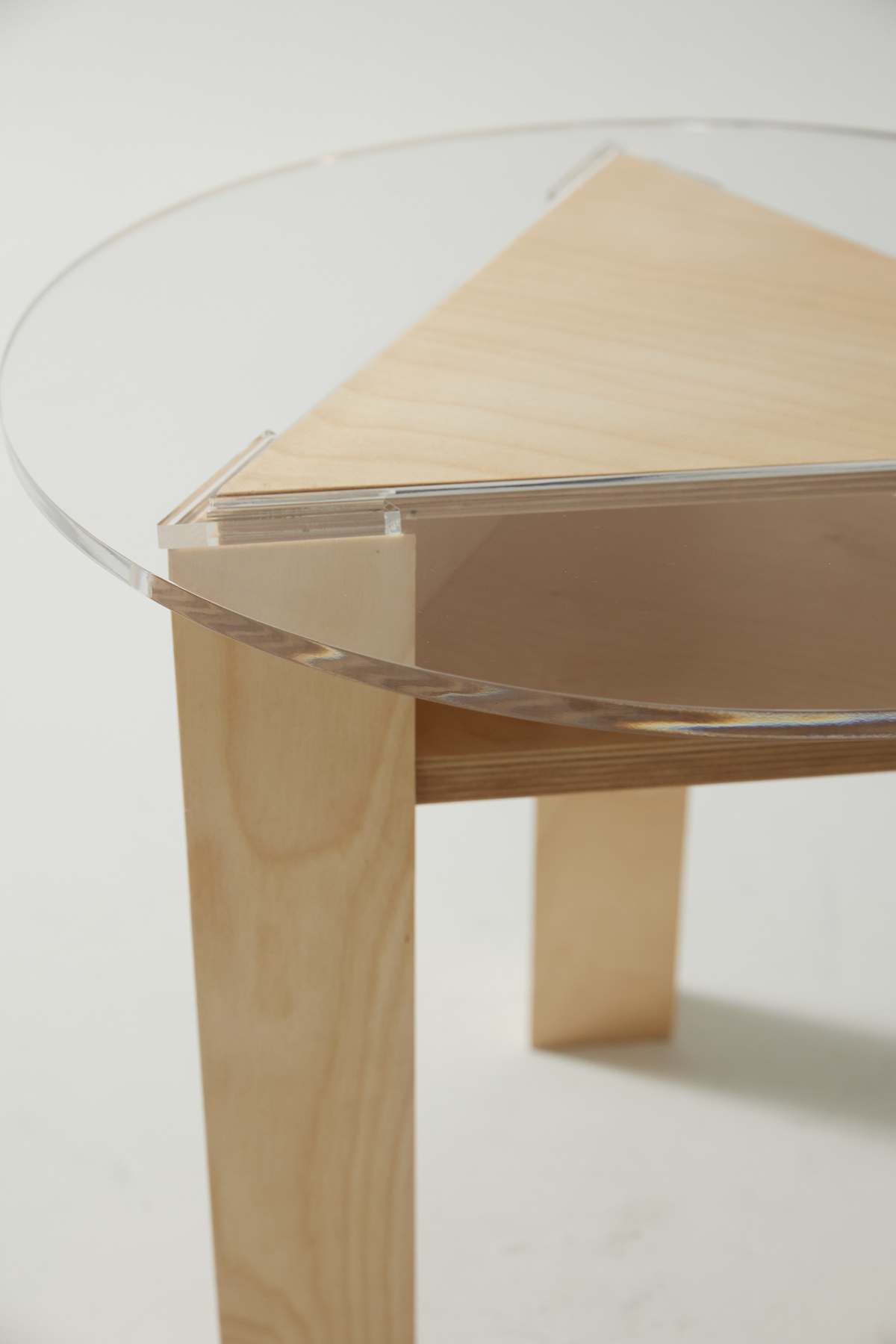 Objects Ark｜Objects Add-on - 三角凳桌板配件 - 透明