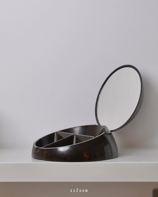 Plastic make-up box with mirror by Makio Hasuike for Gedy, 1970s