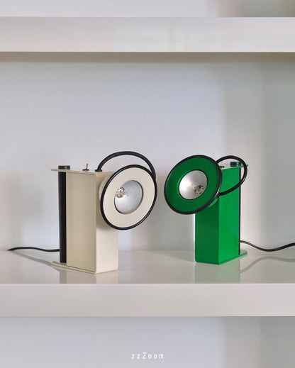 Vintage table lamp Mod.Minibox design by Gae Aulenti & Piero Castiglioni for Stilnovo, 1980s