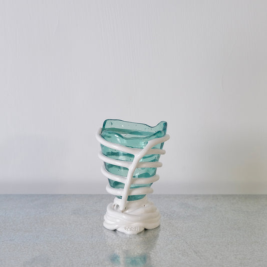 Pompitu II (XS) design by Gaetano Pesce for Fish Design,Aqua/Matt White