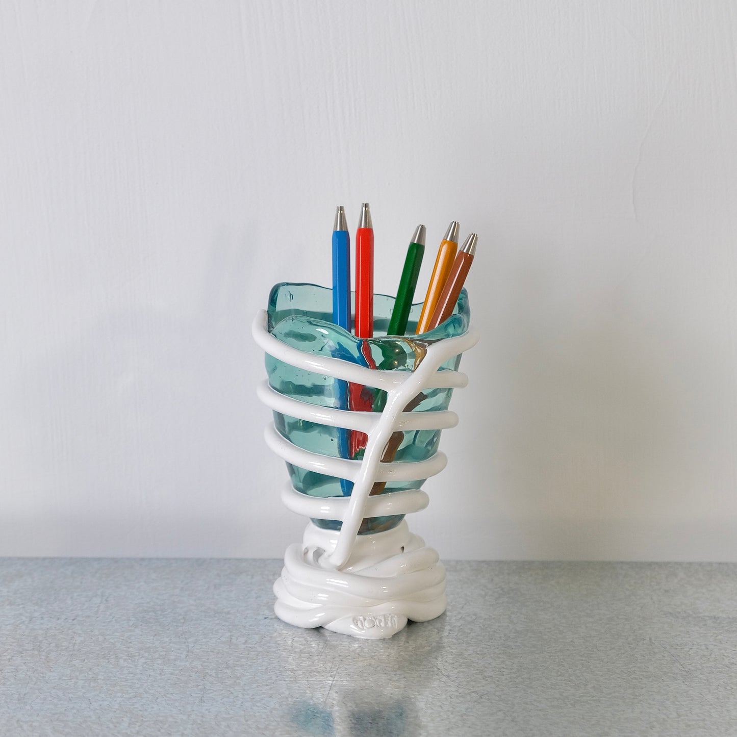 Pompitu II (XS) design by Gaetano Pesce for Fish Design,Aqua/Matt White