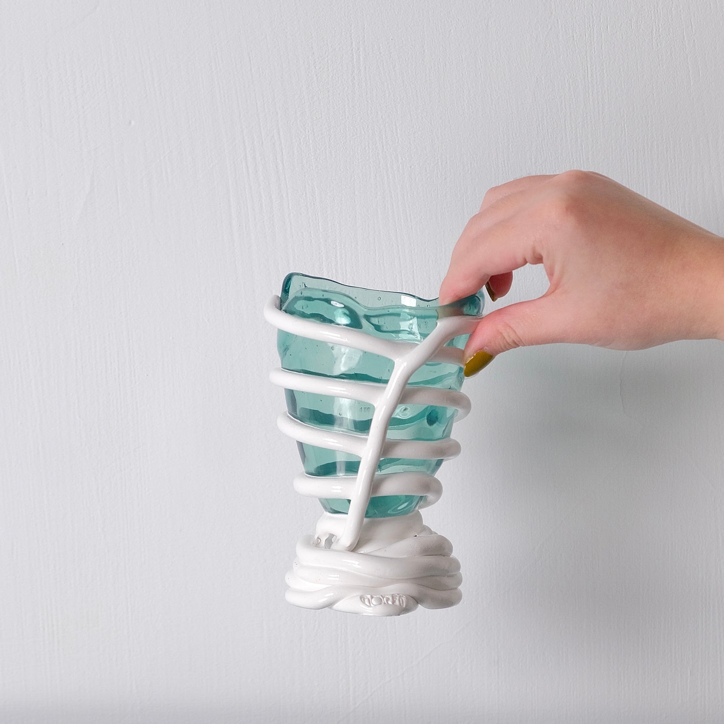 Pompitu II (XS) design by Gaetano Pesce for Fish Design,Aqua/Matt White