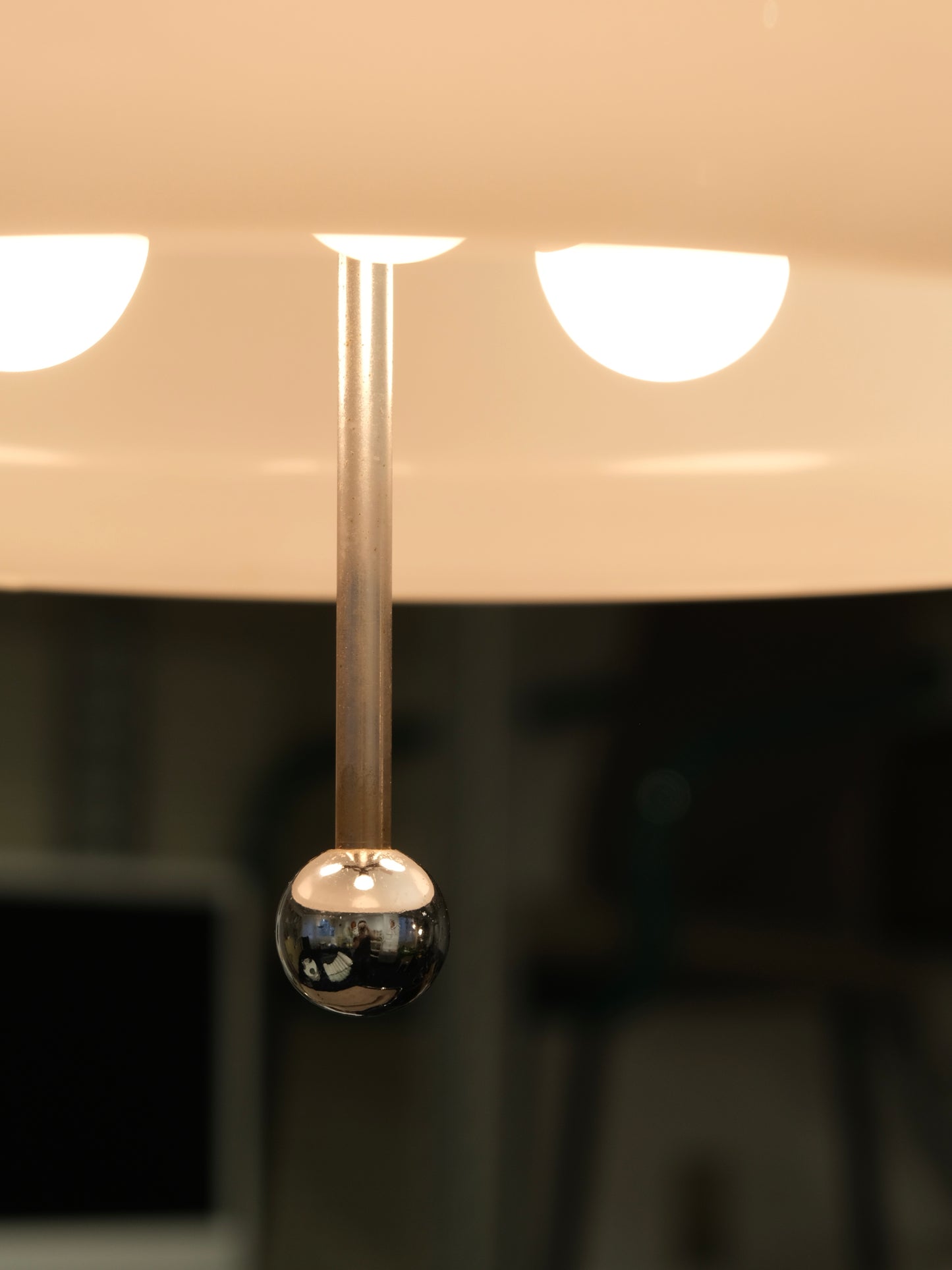 Mod.Cabras pendant lamp design by Luigi Massoni for Guzzini, 1970s