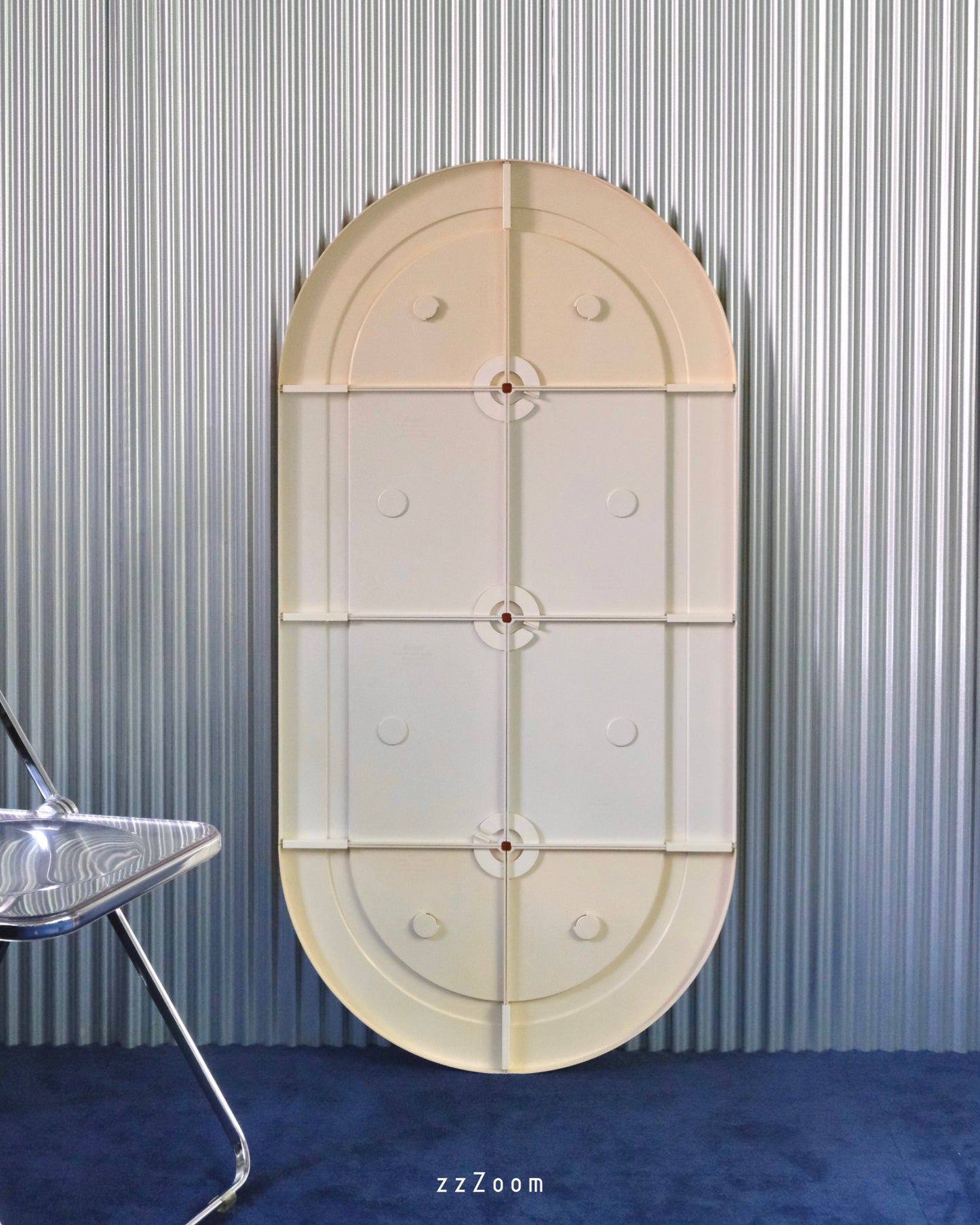 Plastic frame mirror by Anna Castelli Ferrieri for Kartell, 1968