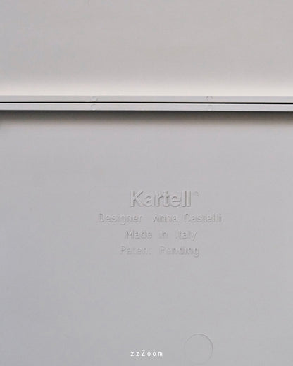 Plastic frame mirror by Anna Castelli Ferrieri for Kartell, 1968