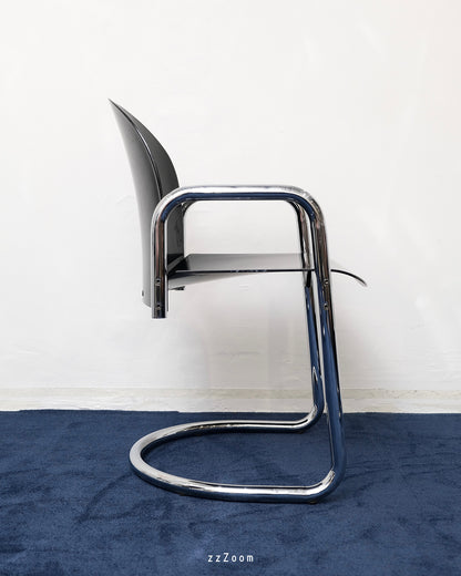 Vintage Mod.Dialogo dining chairs by Afra & Tobia Scarpa for B&B Italia, 1970s