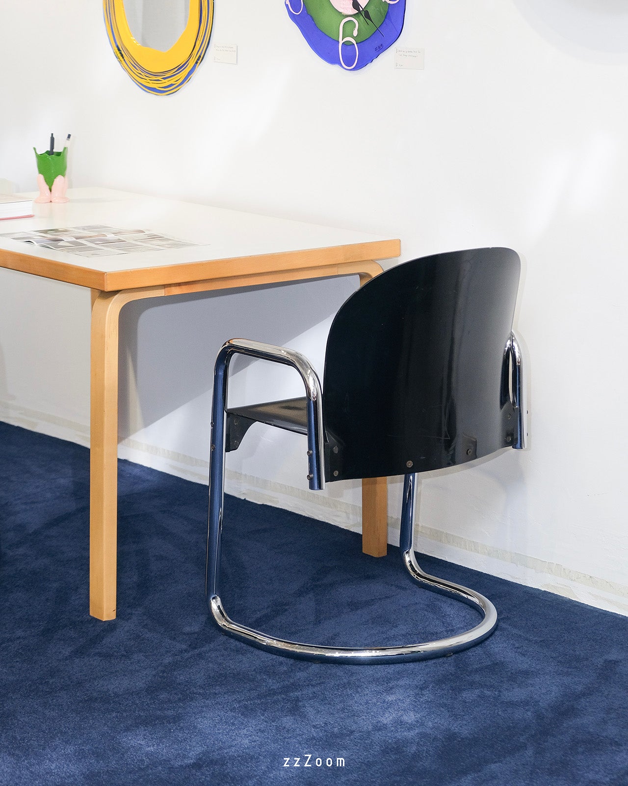 Vintage Mod.Dialogo dining chairs by Afra & Tobia Scarpa for B&B Italia, 1970s
