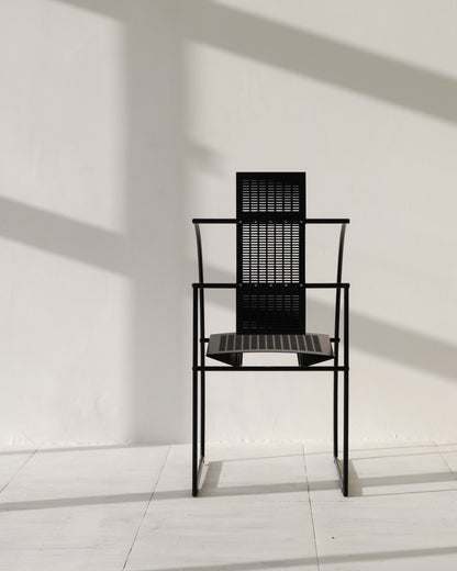 Quinta armchair design by Mario Botta for Alias ,1985