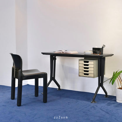 Vintage Arco steel desk design by Studio BBPR for Olivetti, 1960s