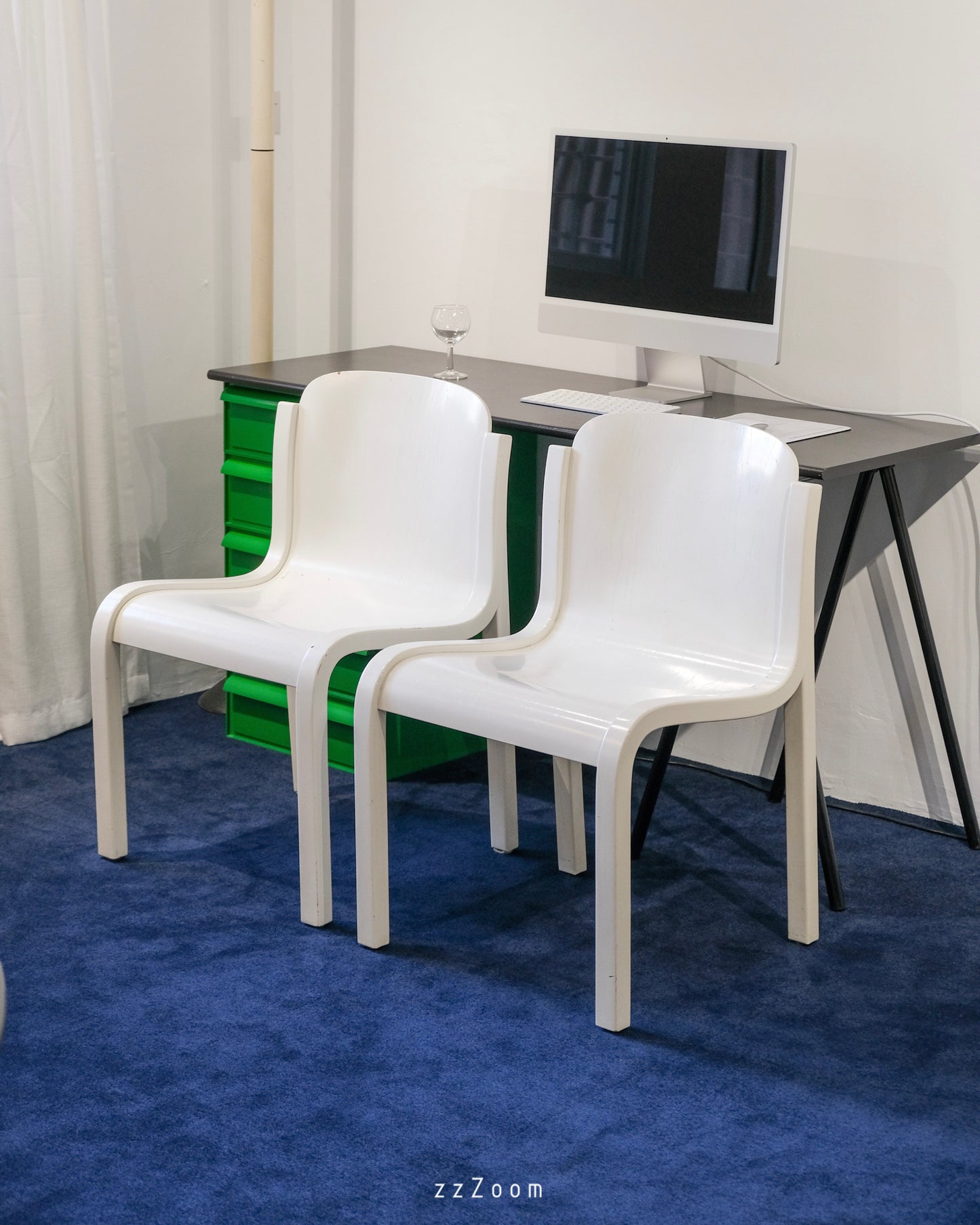 Vintage Dining Chairs Mod.Mito design by Carlo Bartoli for Tisettanta T70, 1969
