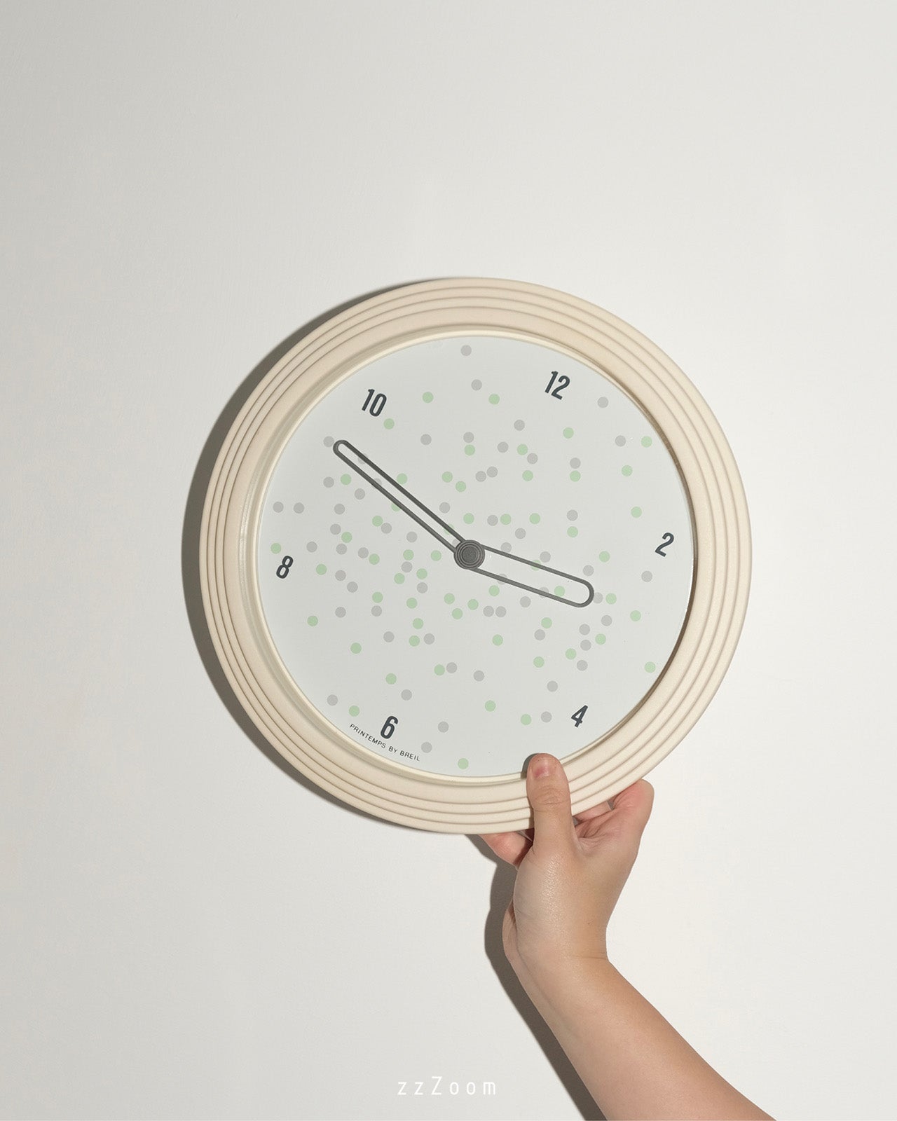 Vintage wall clock by BREIL DESIGN, 1980s