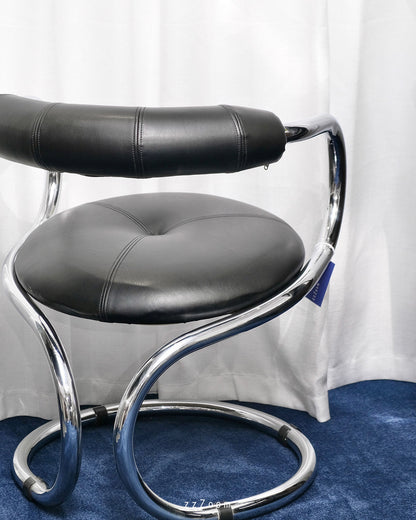 Vintage dining chairs by Rudi Bonzanini for Tecnosalotto, 1970s