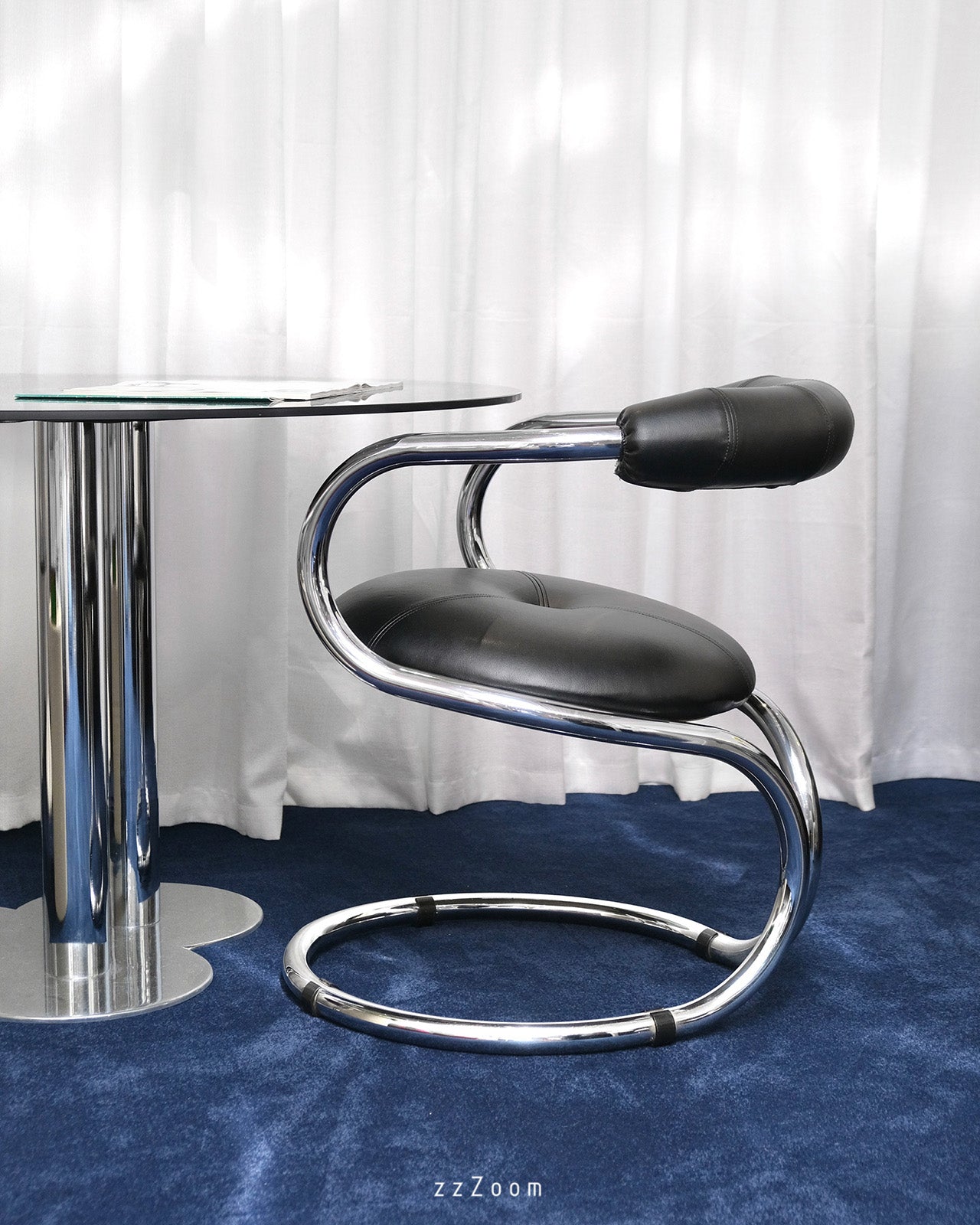 Vintage dining chairs by Rudi Bonzanini for Tecnosalotto, 1970s