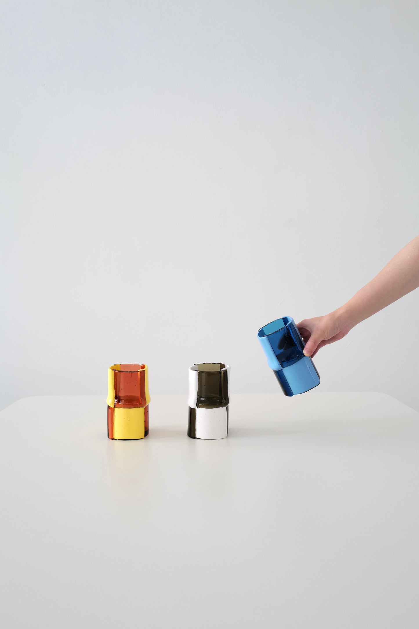 Bamboo vase design by Enzo Mari for Corsi Design Lezioni collection