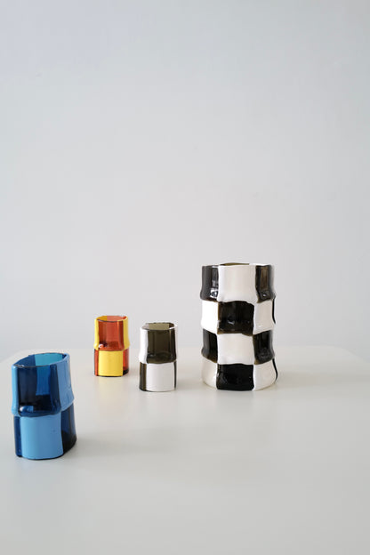 Bamboo vase design by Enzo Mari for Corsi Design Lezioni collection