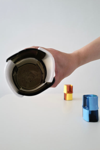 Bamboo vase design by Enzo Mari for Corsi Design Lezioni collection