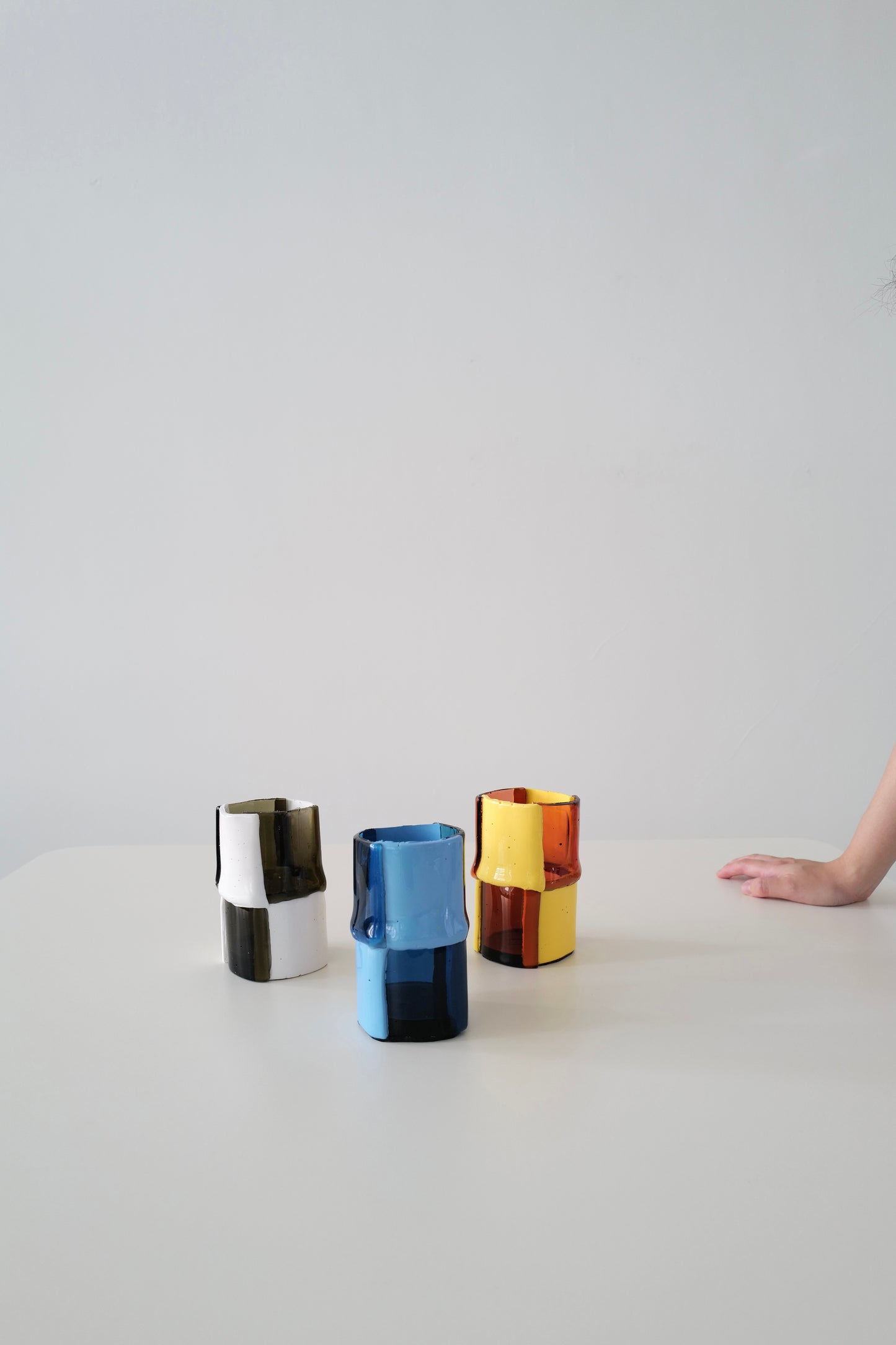Bamboo vase design by Enzo Mari for Corsi Design Lezioni collection