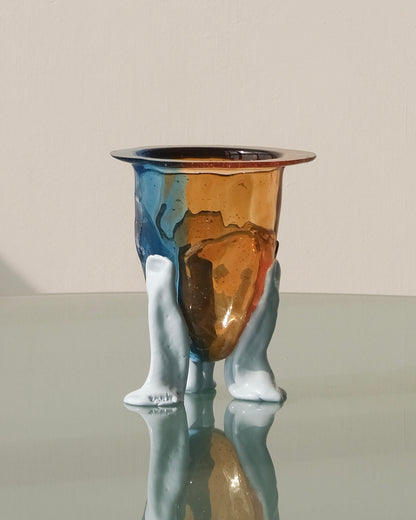 [預購]Amazonia Vase(S) design by Gaetano Pesce for Fish Design,Light Ruby/Light Blue/Brown/Pastel Blue