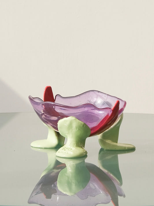 Big Collina Vase(S) design by Gaetano Pesce for Fish Design,Clear Lilac/Terracotta/Mint