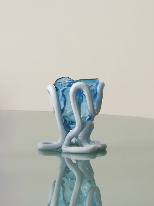 Indian Summer (XS) design by Gaetano Pesce for Fish Design,Clear Light Blu/Pastel Blue