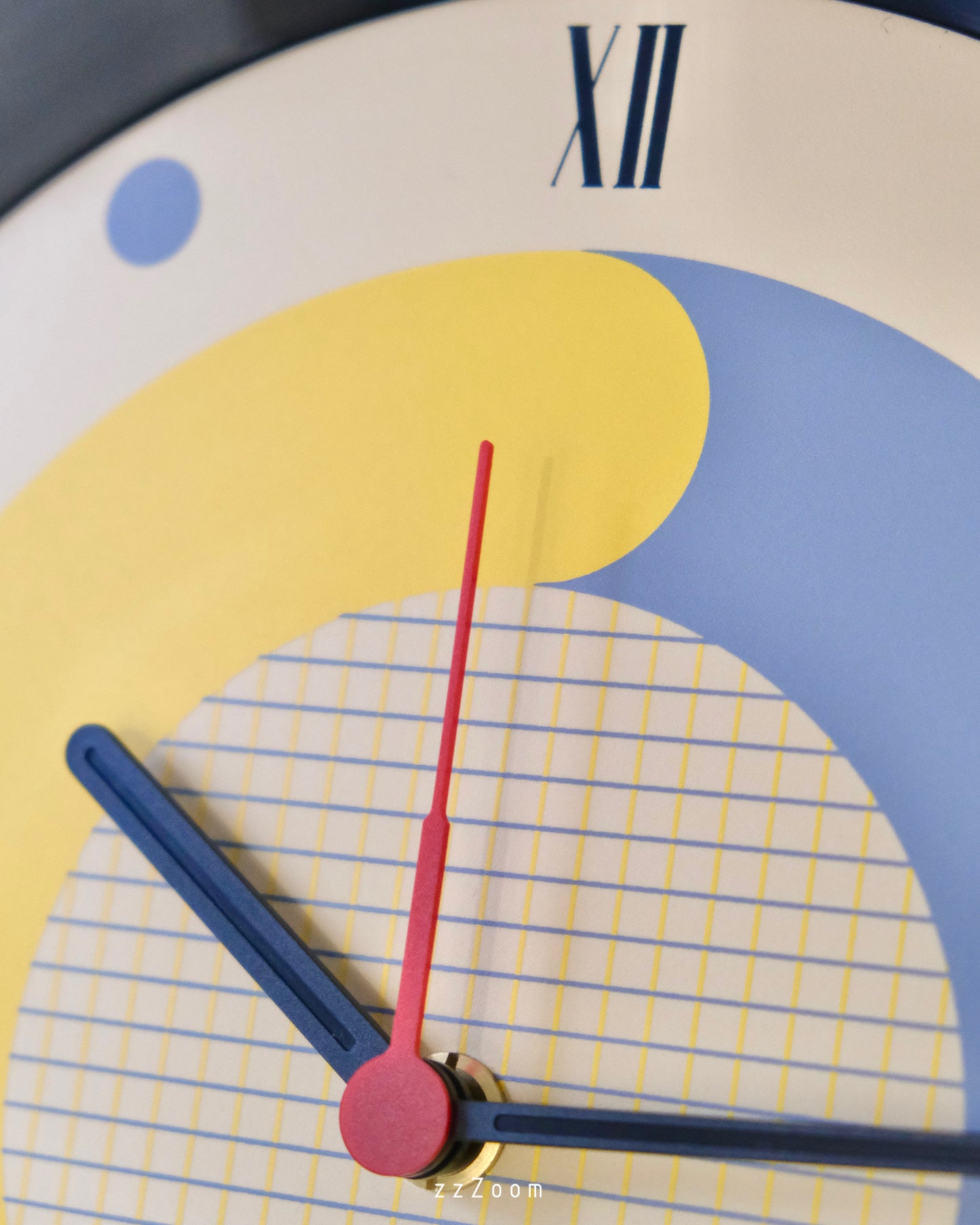 Vintage wall clock by Guzzini , 1980s