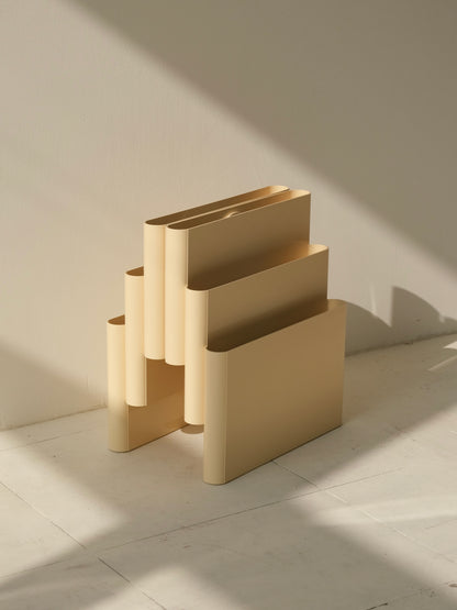 Magazine Rack 4675 design by Giotto Stoppino for Kartell, 1970s(white)