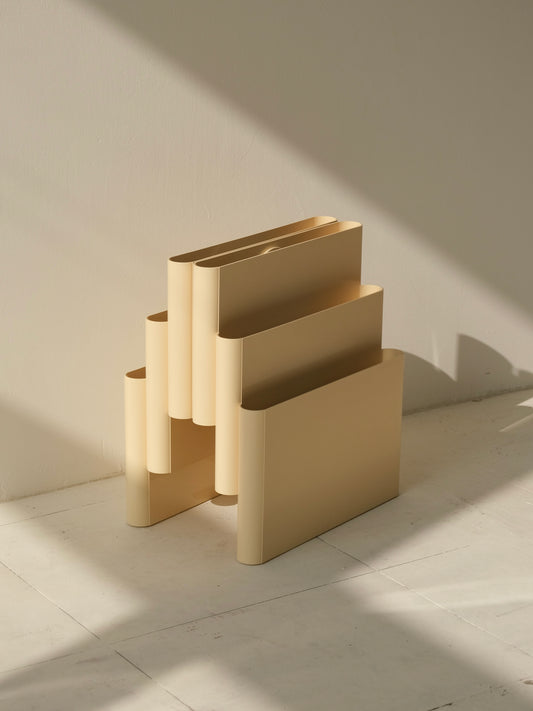 Magazine Rack 4675 design by Giotto Stoppino for Kartell, 1970s(white)